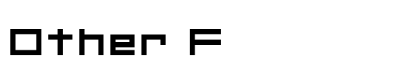 Other F font preview